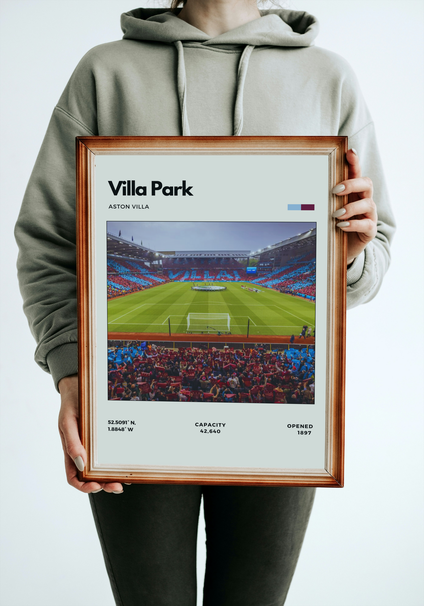 Villa Park Poster - Home of Aston Villa Football Club