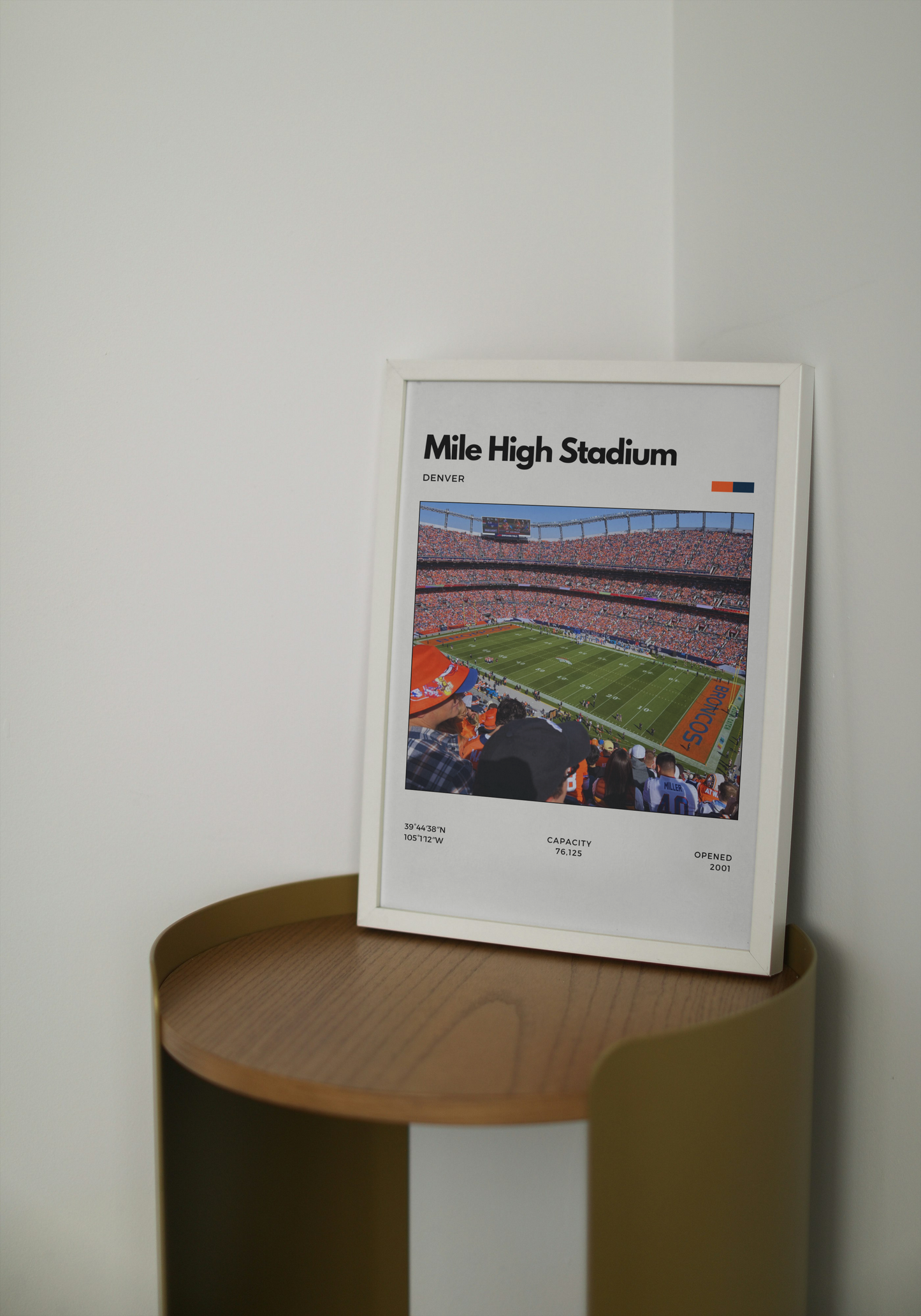 Mile High Stadium Poster – Home of The Denver Broncos