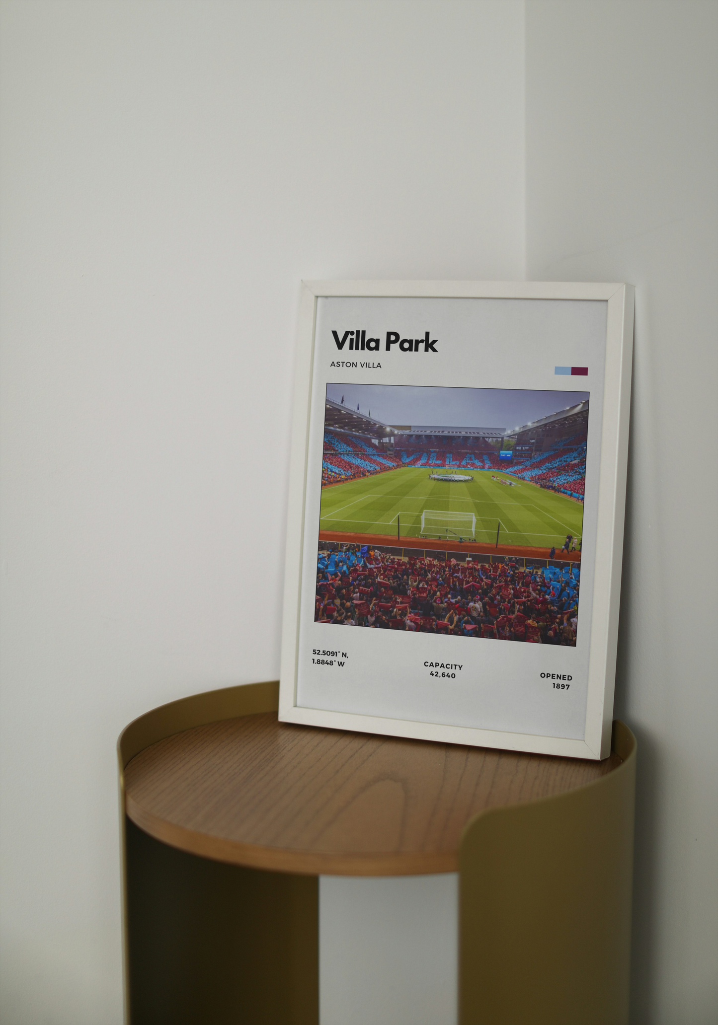 Villa Park Poster - Home of Aston Villa Football Club