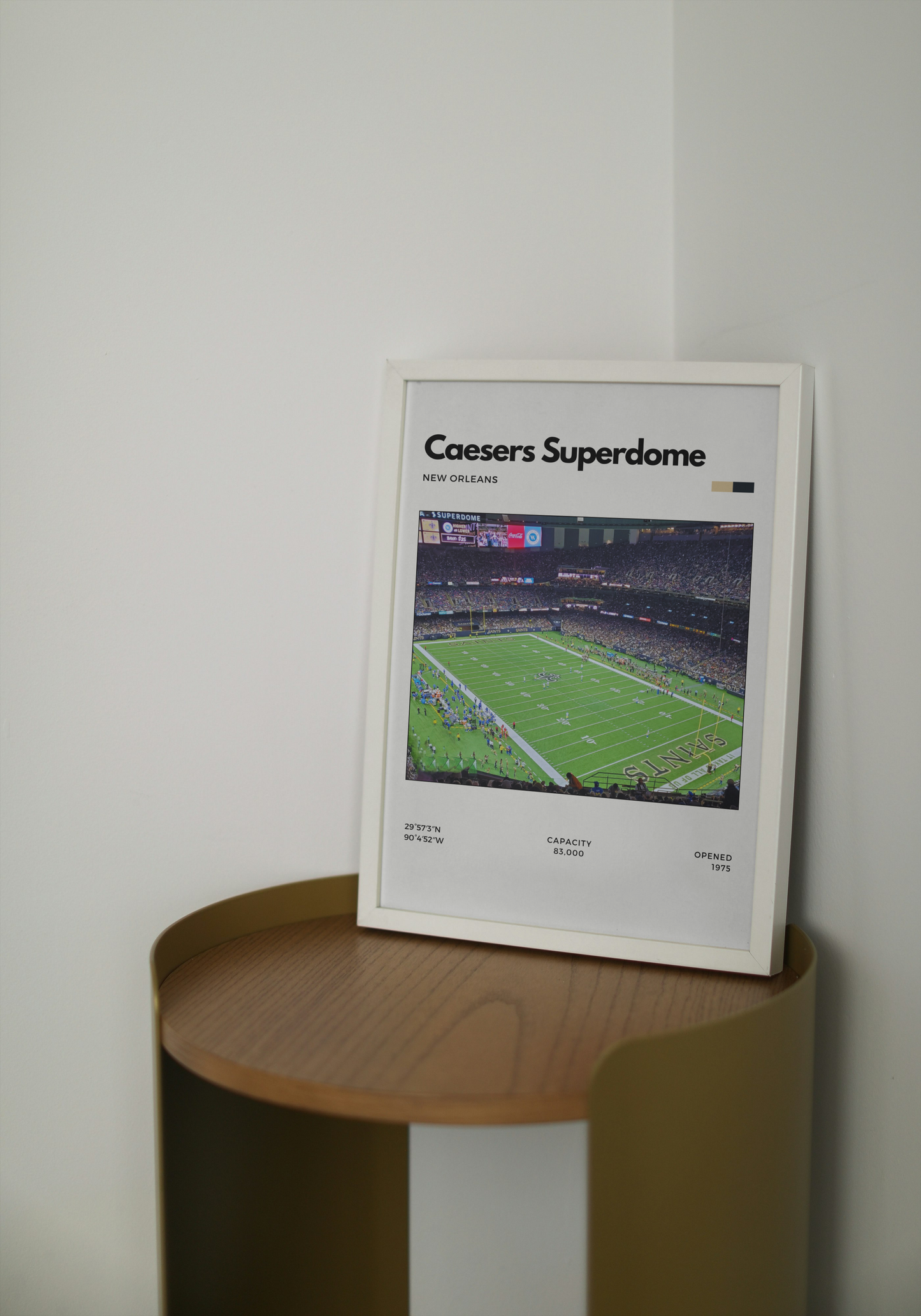 Caesars Superdome Poster - Home of New Orleans Saints