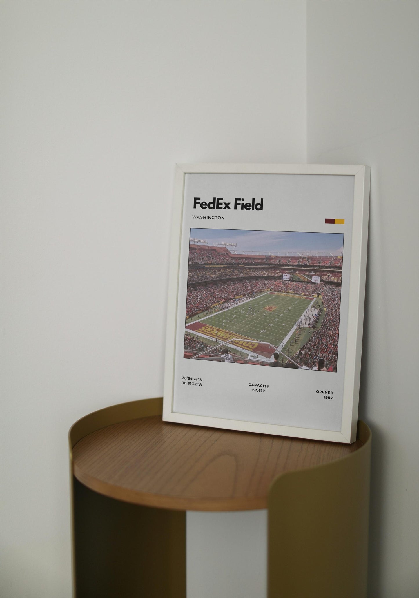 FedEx Field Poster - Home of Washington Commanders