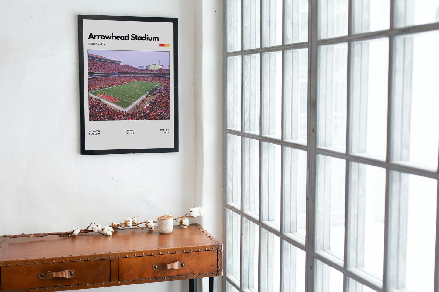 Arrowhead Stadium Poster - Home of the Kansas City Chiefs
