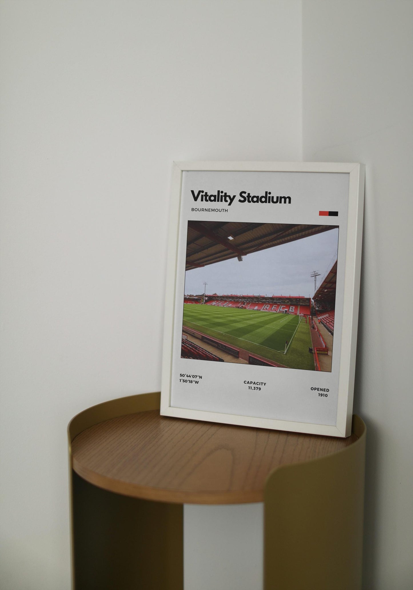 Vitality Stadium Poster - Home of Bournemouth Football Club