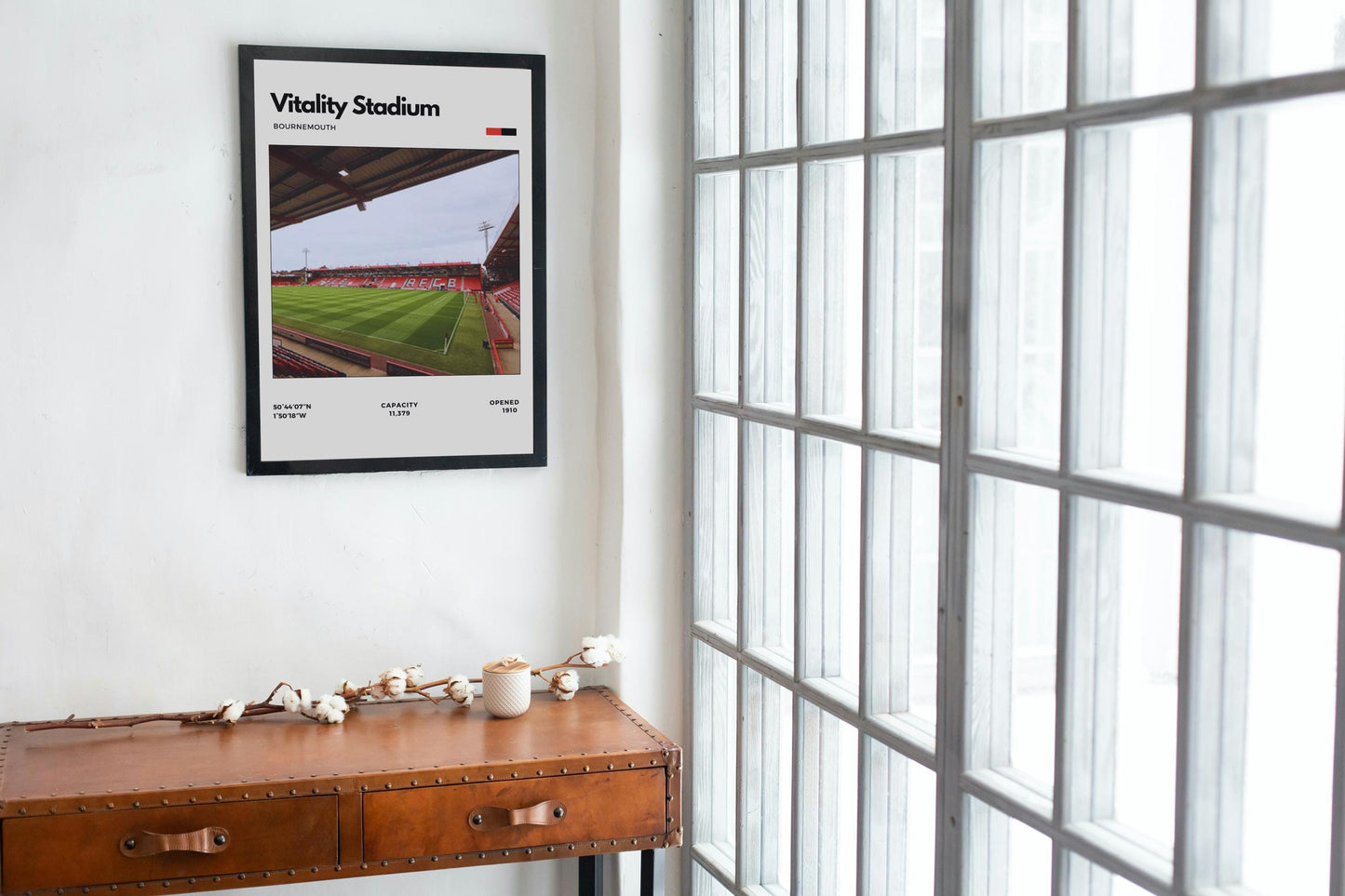 Vitality Stadium Poster - Home of Bournemouth Football Club