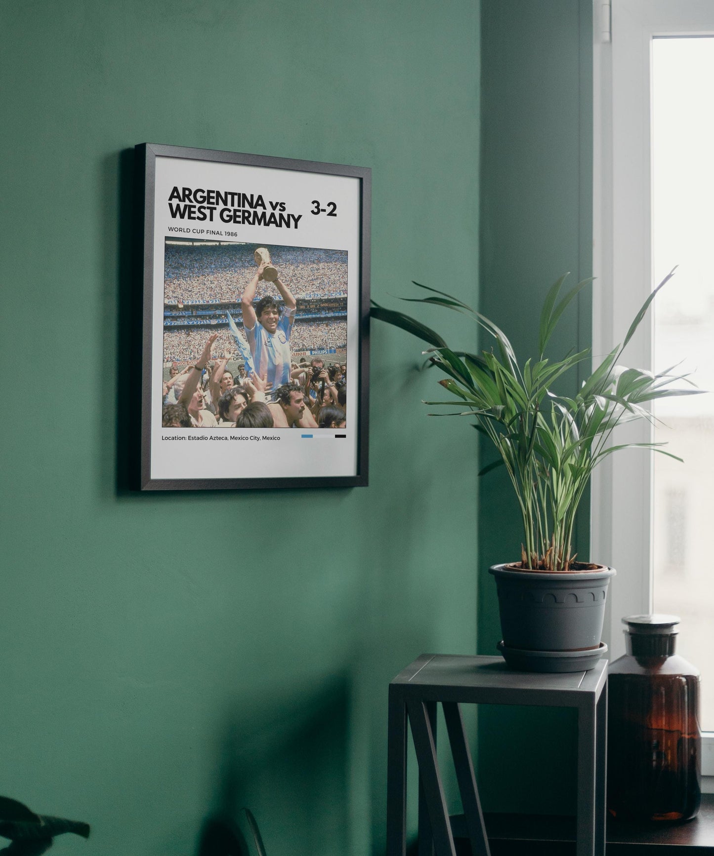 Argentina vs West Germany 1986 World Cup Final Poster