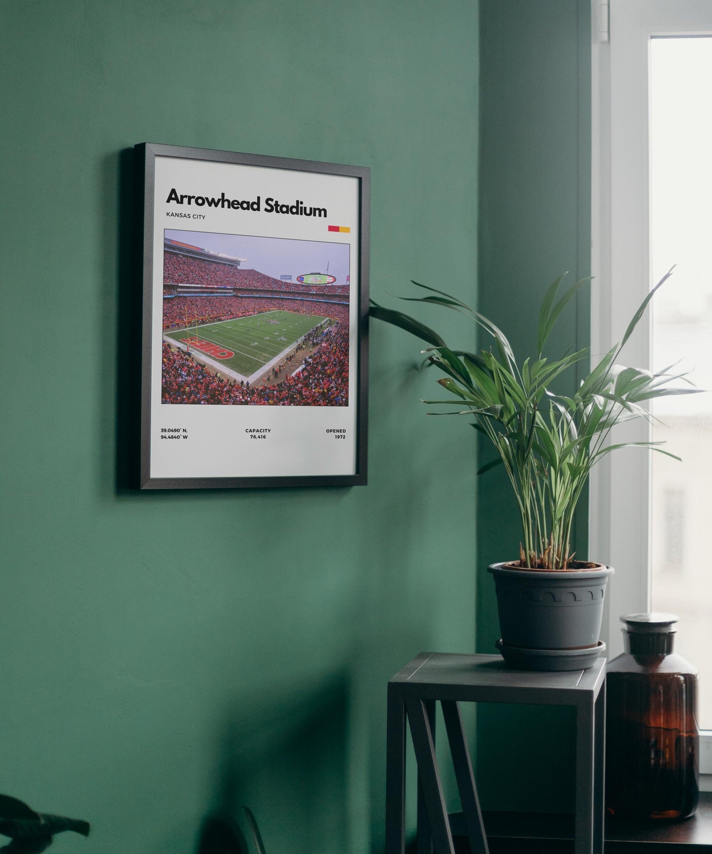 Arrowhead Stadium Poster - Home of the Kansas City Chiefs