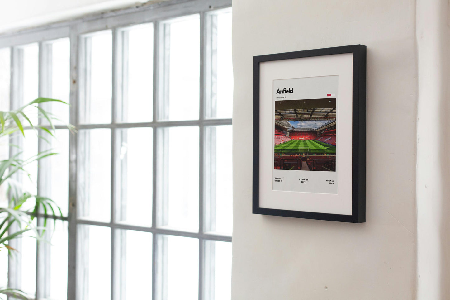 Frame Anfield Print in Black Frame