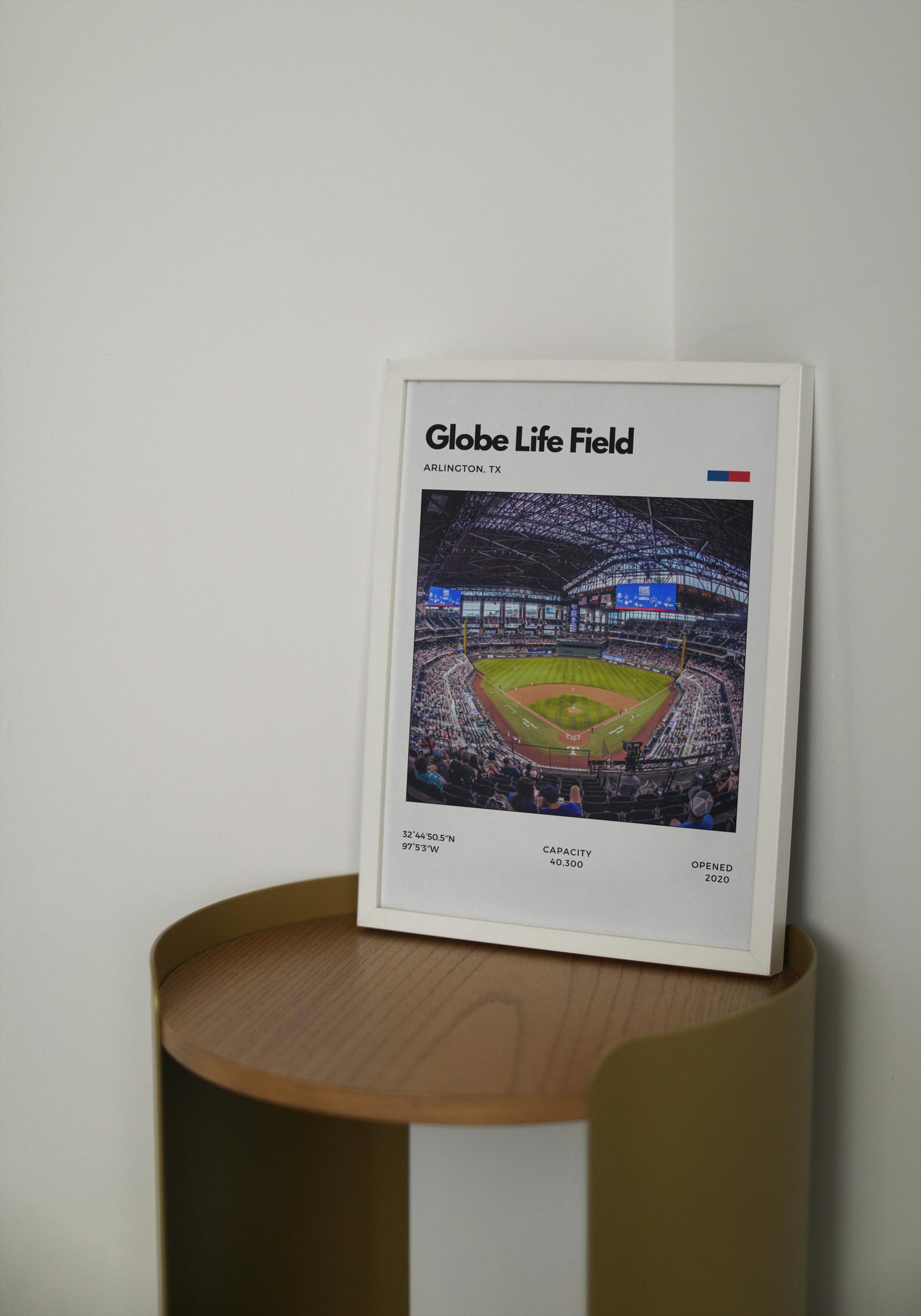 Globe Life Field Poster - Home of the Texas Rangers