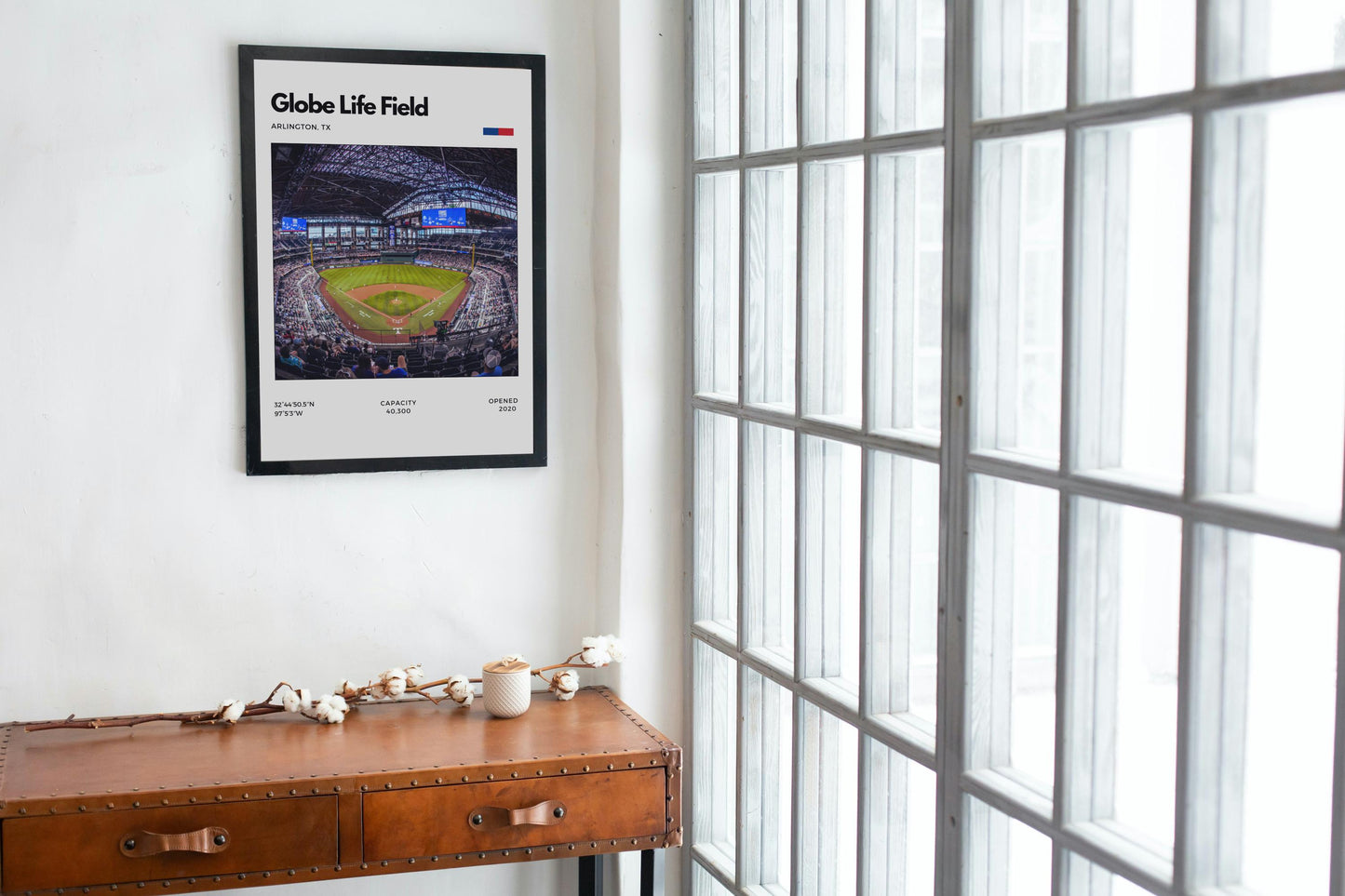 Globe Life Field Poster - Home of the Texas Rangers