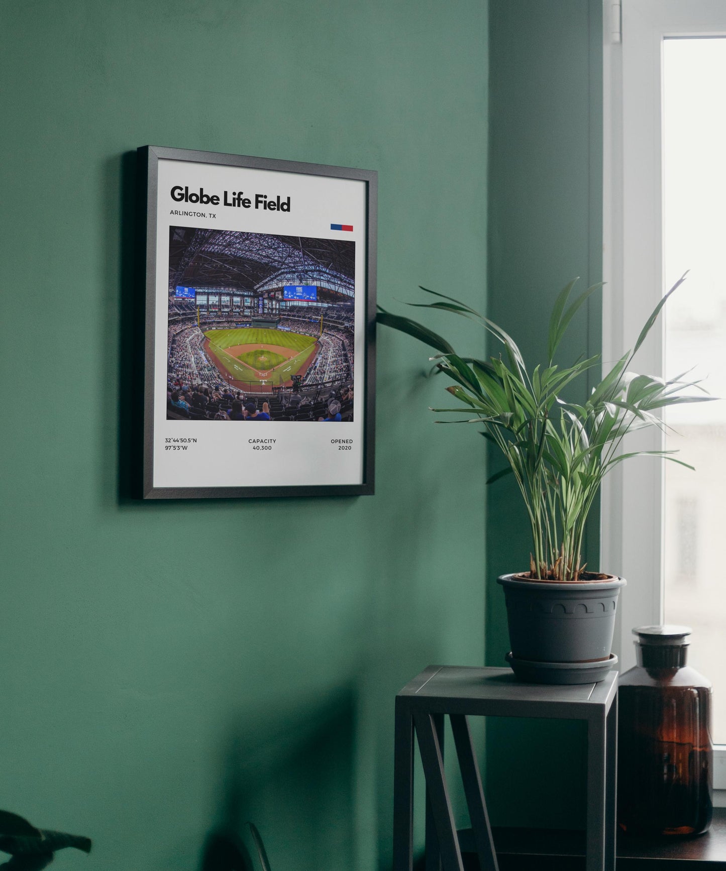Globe Life Field Poster - Home of the Texas Rangers