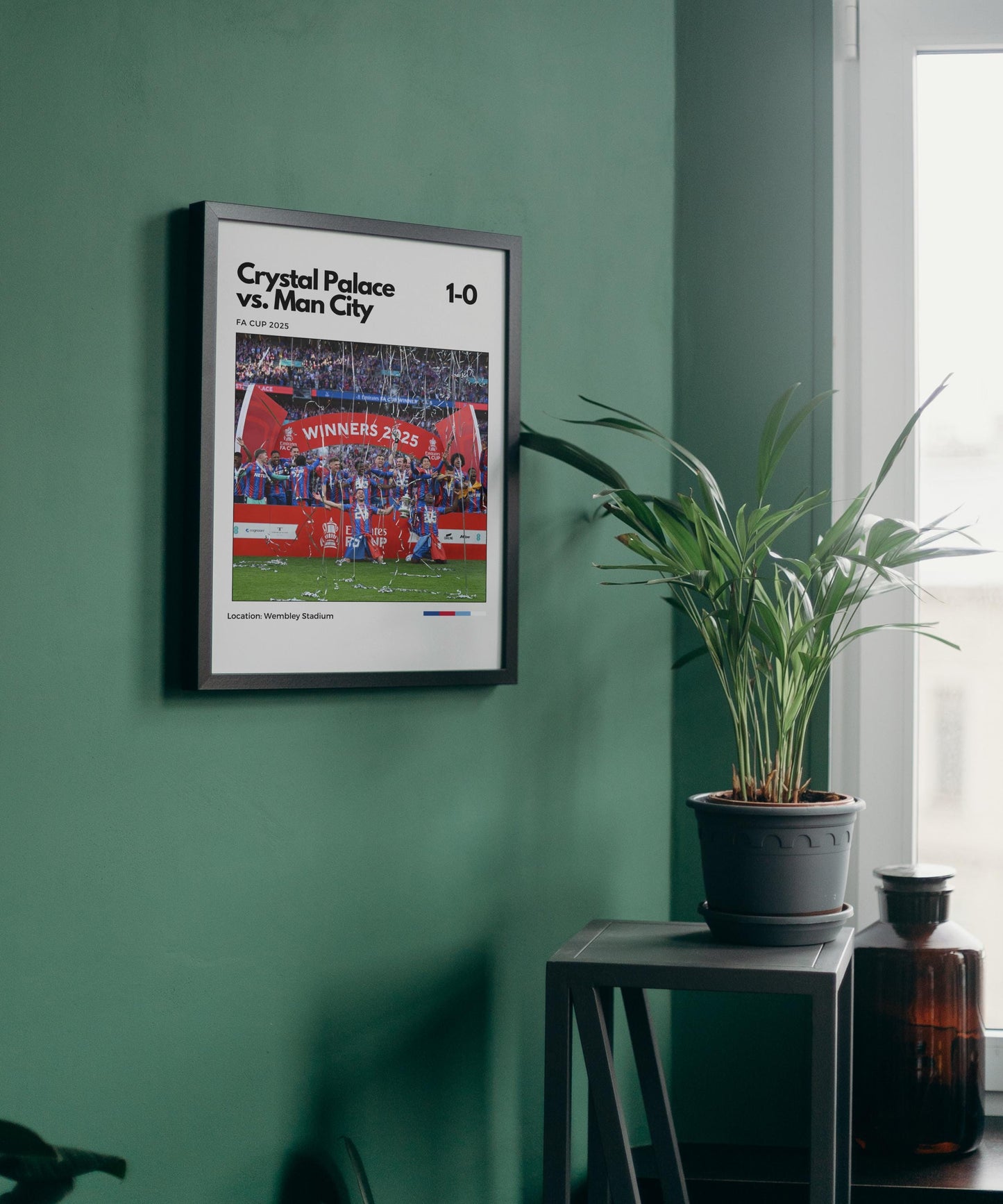 Crystal Palace FA Cup 2025 Winners Poster