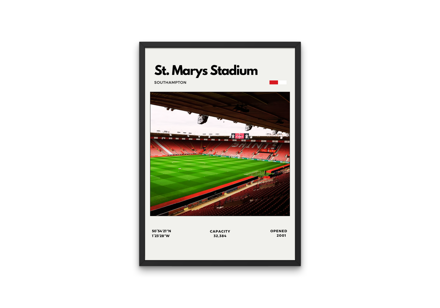 St Mary's Stadium Poster - Home of Southampton Football Club