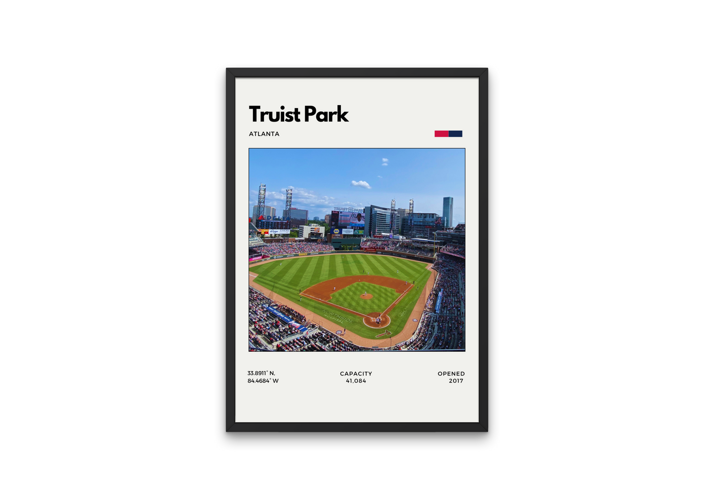 Truist Park Poster - Home of the Atlanta Braves