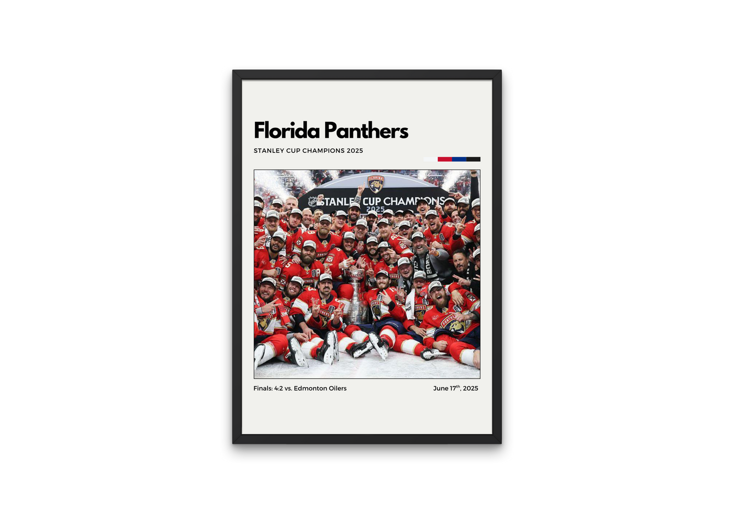 Florida Panthers 2025 Stanley Cup Champions