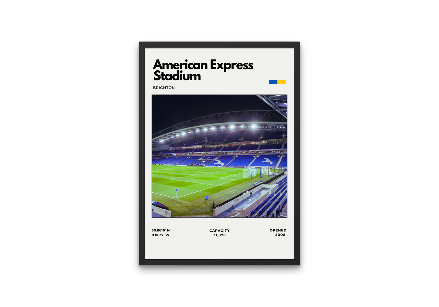 American Express Stadium Poster - Home of Brighton & Hove Albion