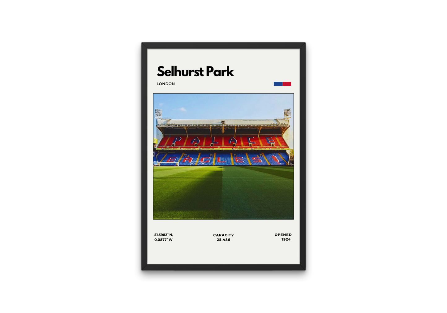 Selhurst Park Poster - Home of Crystal Palace F.C.