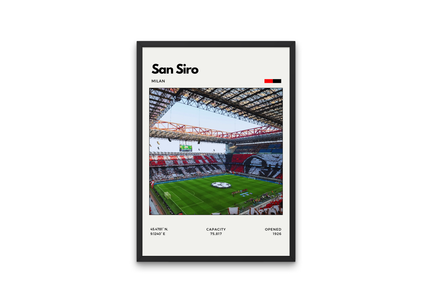 San Siro Poster - Home of AC Milan