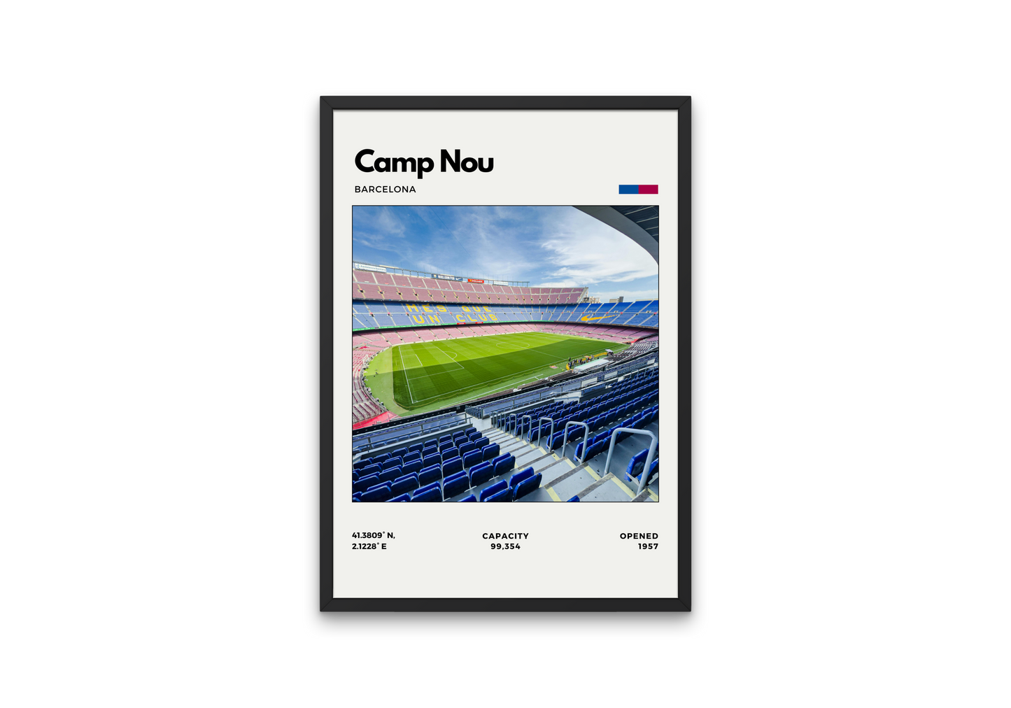 Camp Nou Stadium - Home of F.C Barcelona