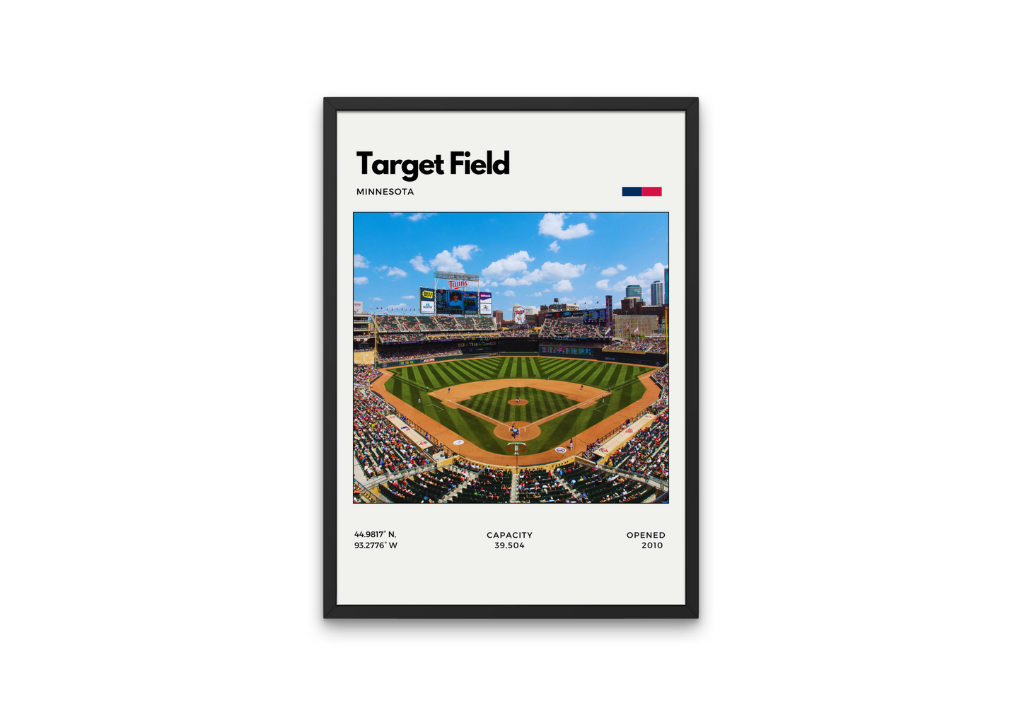 Target Field Poster - Home of The Minnesota Twins