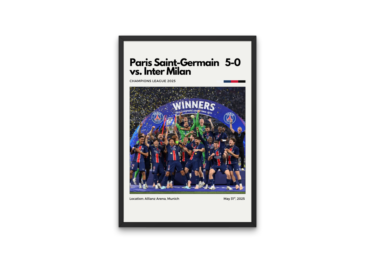 Paris Saint Germain - Champions League Winners 2025
