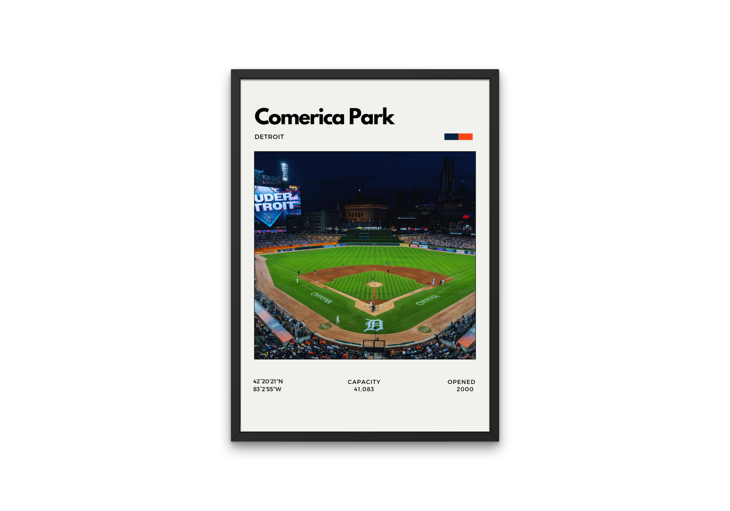 Comerica Park - Home of the Detroit Tigers