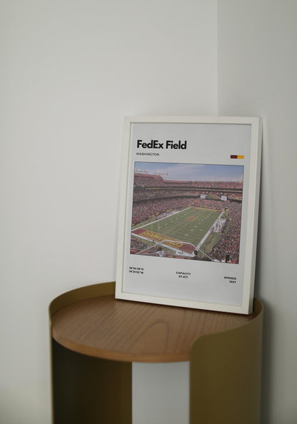 FedEx Field Poster - Home of Washington Commanders