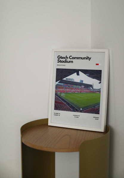 Gtech Community Stadium Poster - Home of Brentford Football Club