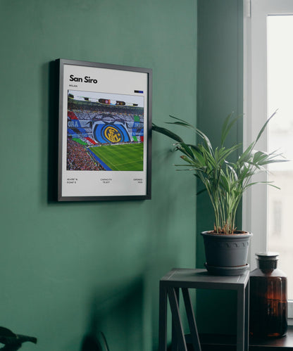 San Siro Poster - Home of Inter Milan