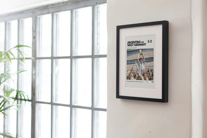 Argentina vs West Germany 1986 World Cup Final Poster