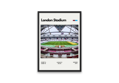 London Stadium Poster - Home of West Ham United