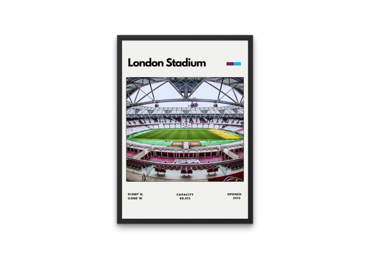 London Stadium Poster - Home of West Ham United