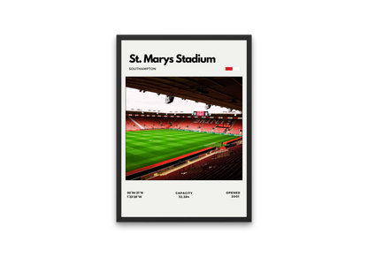 St Mary's Stadium Poster - Home of Southampton Football Club