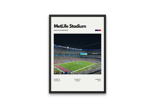 MetLife Stadium Poster - Home of the New York Giants