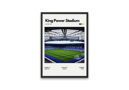 King Power Stadium Poster - Home of Leicester F.C.