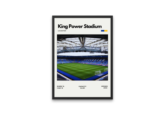 King Power Stadium Poster - Home of Leicester F.C.