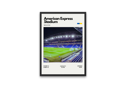 American Express Stadium Poster - Home of Brighton & Hove Albion