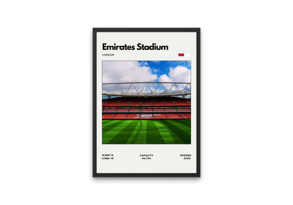 Emirates Stadium Poster – Home of Arsenal FC