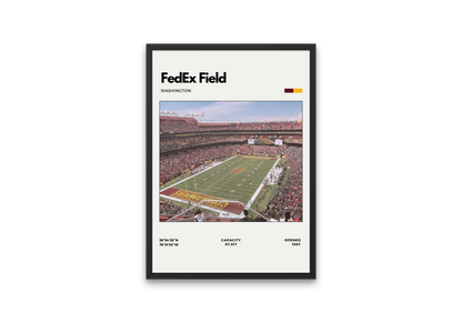 FedEx Field Poster - Home of Washington Commanders