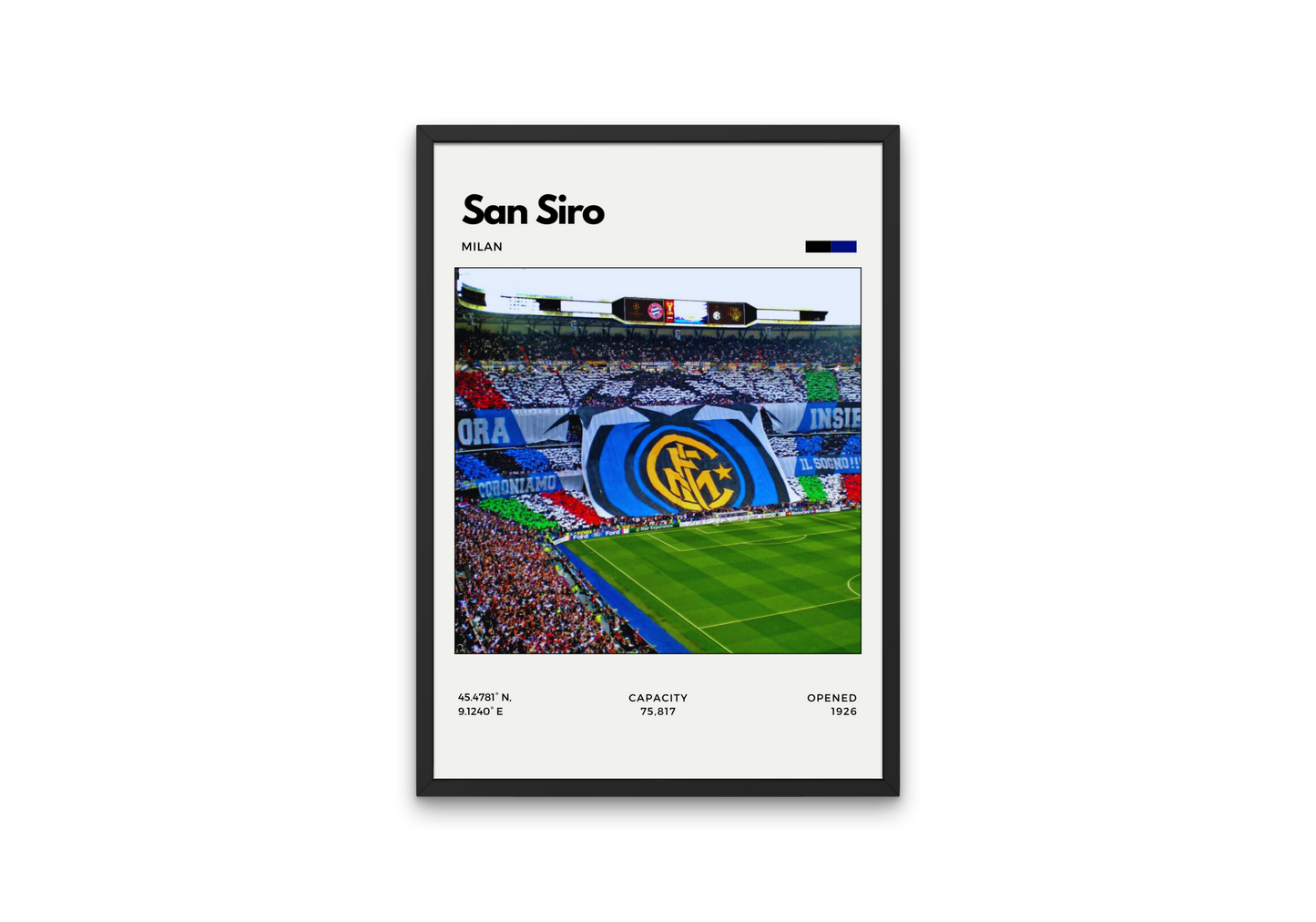 San Siro Poster - Home of Inter Milan