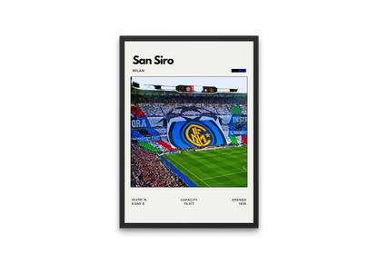 San Siro Poster - Home of Inter Milan