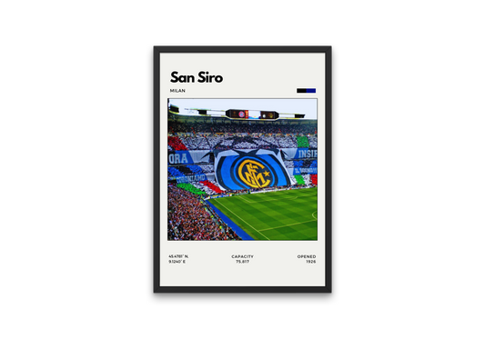 San Siro Poster - Home of Inter Milan