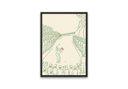 Final Tee Shot - 18th Hole Augusta