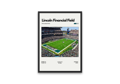 Lincoln Financial Field Poster – Home of the Philadelphia Eagles
