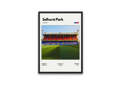 Selhurst Park Poster - Home of Crystal Palace F.C.