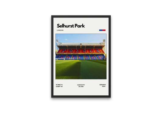 Selhurst Park Poster - Home of Crystal Palace F.C.