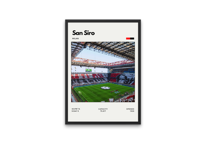 San Siro Poster - Home of AC Milan