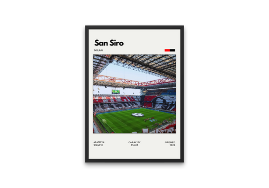 San Siro Poster - Home of AC Milan