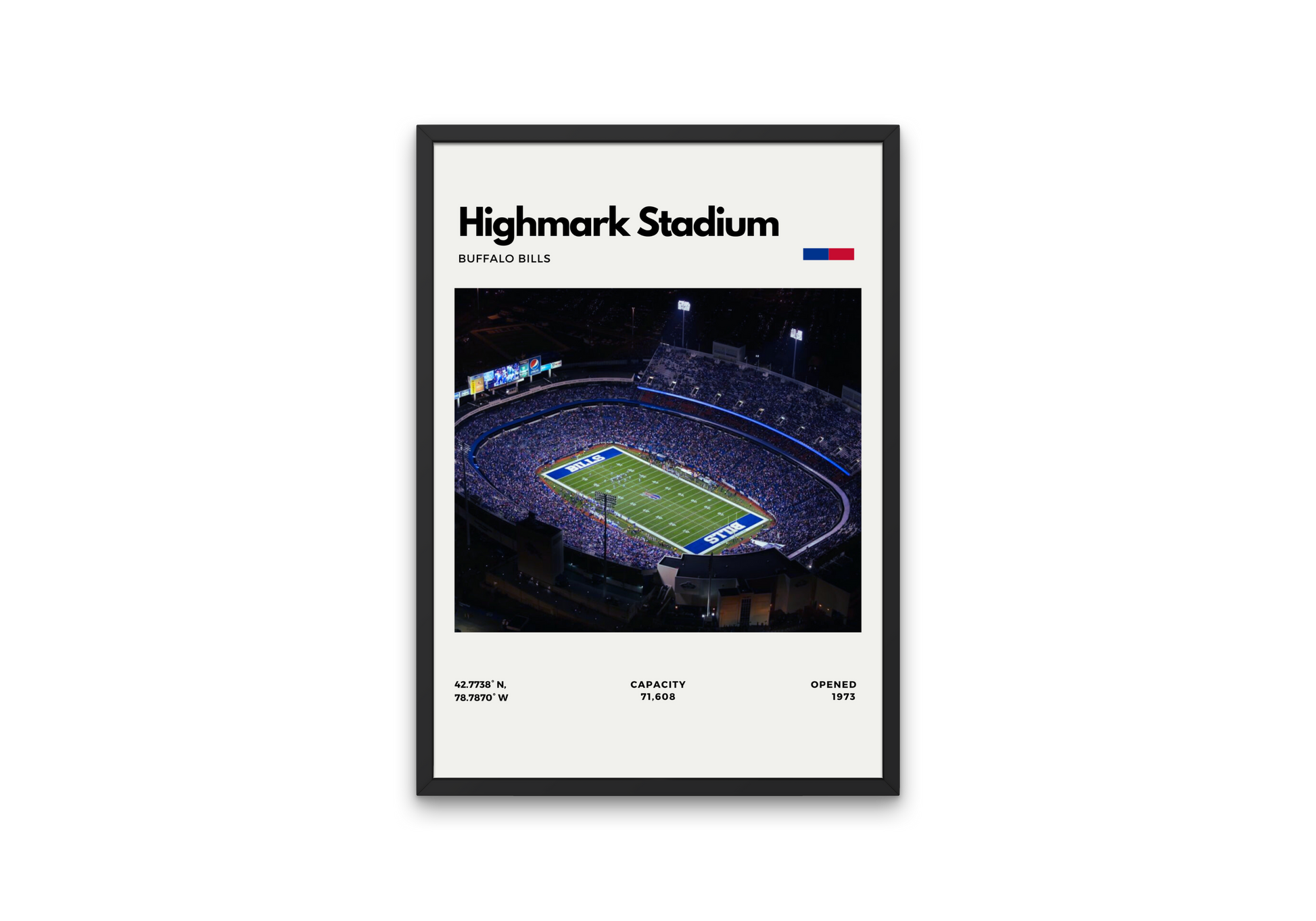 Highmark Stadium Framed Poster