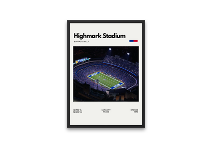Highmark Stadium Framed Poster