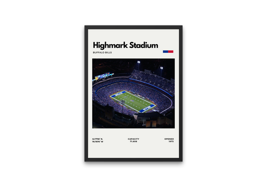 Highmark Stadium Framed Poster